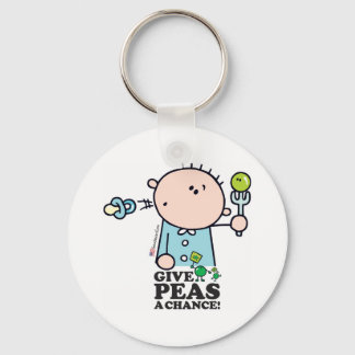 GoochiCoo - Give Peas A Chance Key Ring