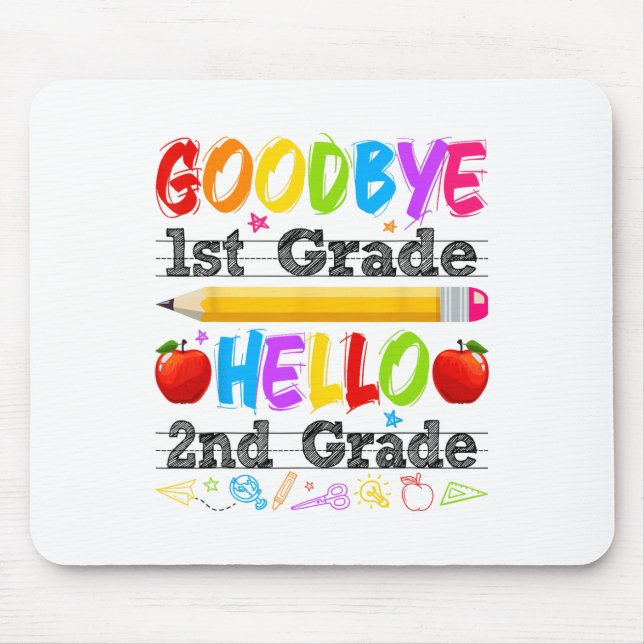 Good2  first day of school mouse mat (Front)