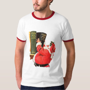 Good And Bad Lists Christmas Fun Vector Art T-Shirt