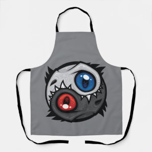 Good and Evil Dragon Yin Yang Apron