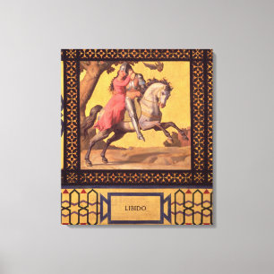 Good and Evil: Libido, 1832 (detail of 89709) (oil Canvas Print