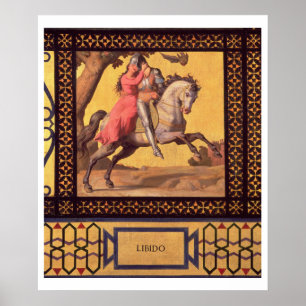 Good and Evil: Libido, 1832 (detail of 89709) (oil Poster