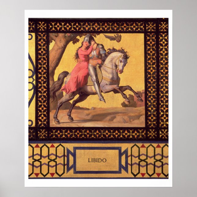 Good and Evil: Libido, 1832 (detail of 89709) (oil Poster (Front)