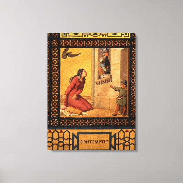 Good and Evil: Scorn, 1832 (detail of 89709) (oil Canvas Print (Front)