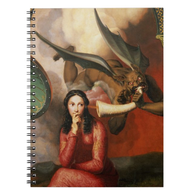 Good and Evil: the Devil Tempting a Young Woman, 1 Notebook (Front)