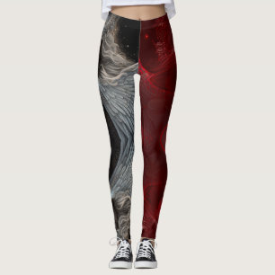 Good Angel Side / Bad Angel Side leggings