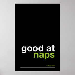GOOD AT NAPS – Cozy Wall Art