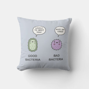 Good Bacteria, Bad Bacteria Cushion