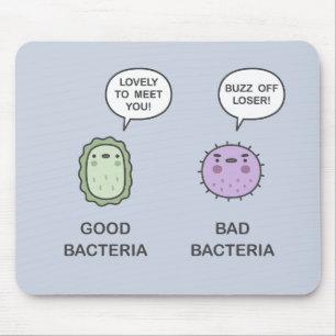 Good Bacteria, Bad Bacteria Mouse Mat