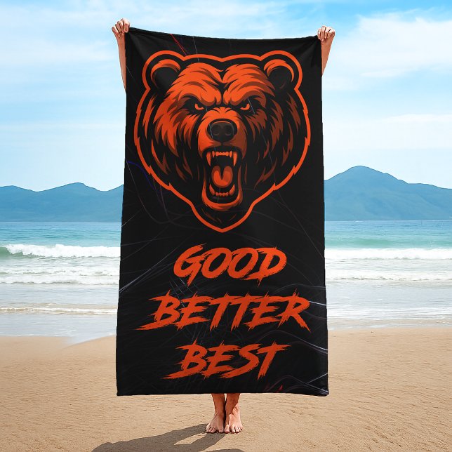 Good Better Best Never Let It Rest Beach Towel (Creator Uploaded)