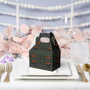 Good Better Best Never Let It Rest Christmas Quote Favour Box