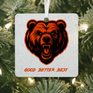 Good Better Best Never Let It Rest Metal Tree Decoration