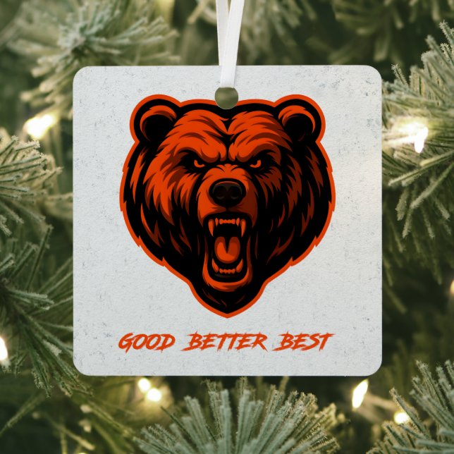 Good Better Best Never Let It Rest Metal Tree Decoration (Insitu)