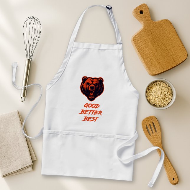 Good Better Best Never Let It Rest Standard Apron (Creator Uploaded)