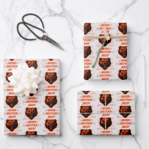Good Better Best Never Let It Rest Wrapping Paper Sheet