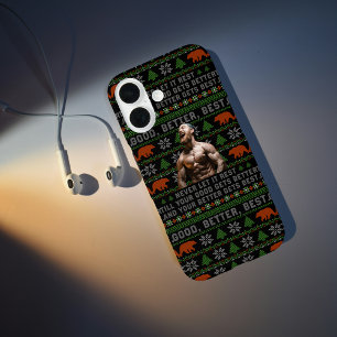 Good Better Best Ugly Christmas Costumize Photos iPhone 16 Case