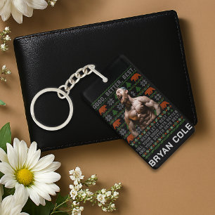 Good Better Best Ugly Christmas Costumize Photos Key Ring