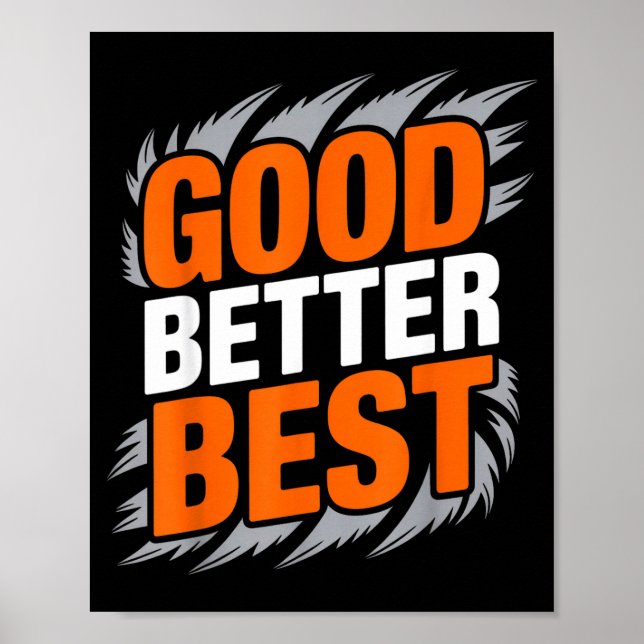 Good Better  Poster (Front)