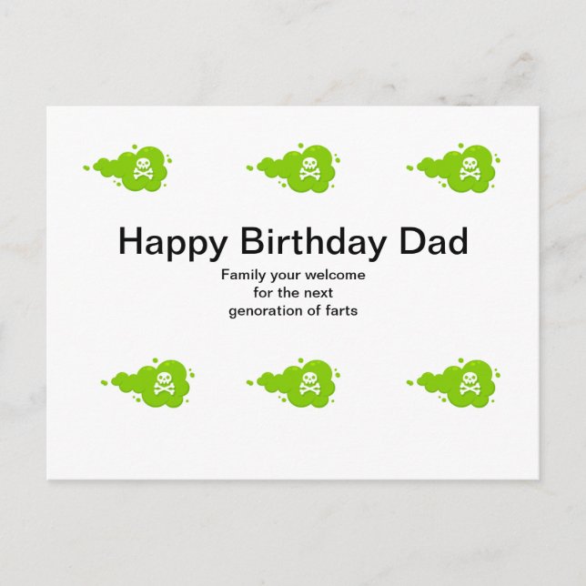 Good Birthday Day Card for a Dad (Front)