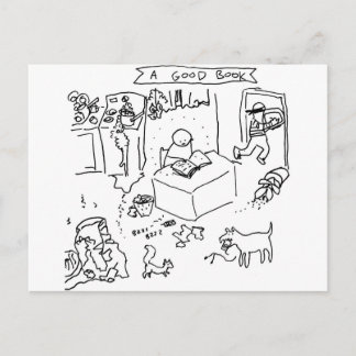 Good Book Postcard