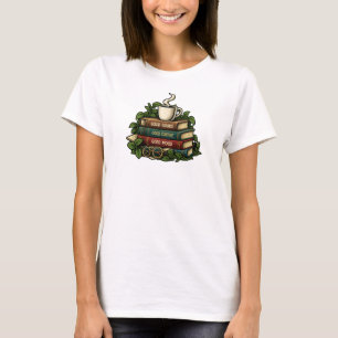 Good Books Good Coffee Good Mood Cosy Reader T-Shirt