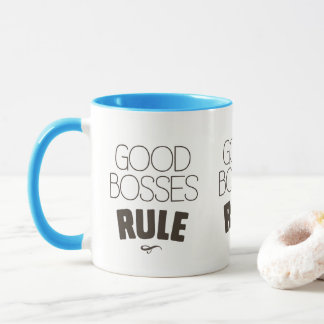 Good Bosses Rule – Dark Brown Type Mug