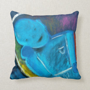 Good Bot Bad Bot Throw Pillow by Brad Hines Design