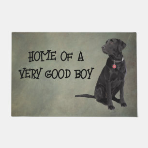 Good Boy Black Lab Doormat