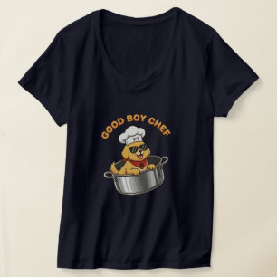 Good Boy Chef Cooking Dog T-Shirt