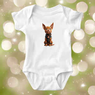 Good Boy Christmas Dog Baby Bodysuit