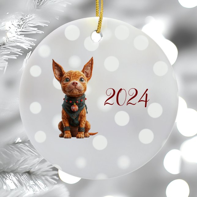 Good Boy Christmas Elf Ceramic Ornament (Creator Uploaded)