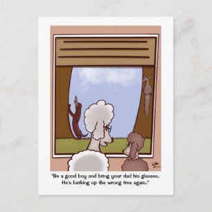 Good Boy Father's Day Postcard