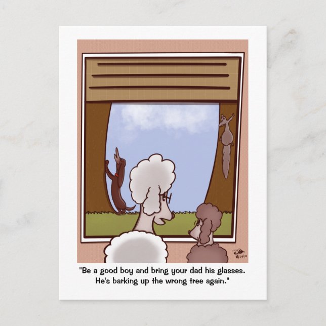 Good Boy Father's Day Postcard (Front)