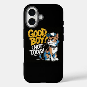 Good Boy Not Today Funny Cat iPhone / iPad case