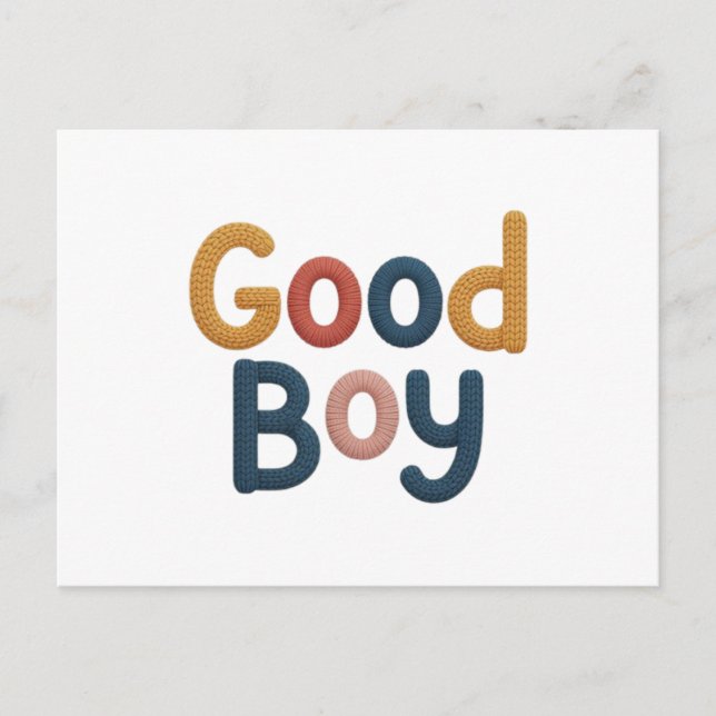 Good Boy Postcard (Front)