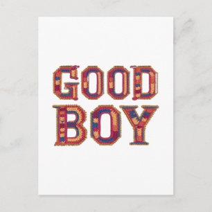 Good boy postcard