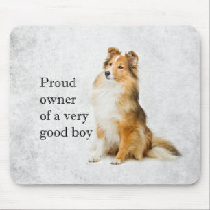 Good Boy Sheltie Mouse Mat