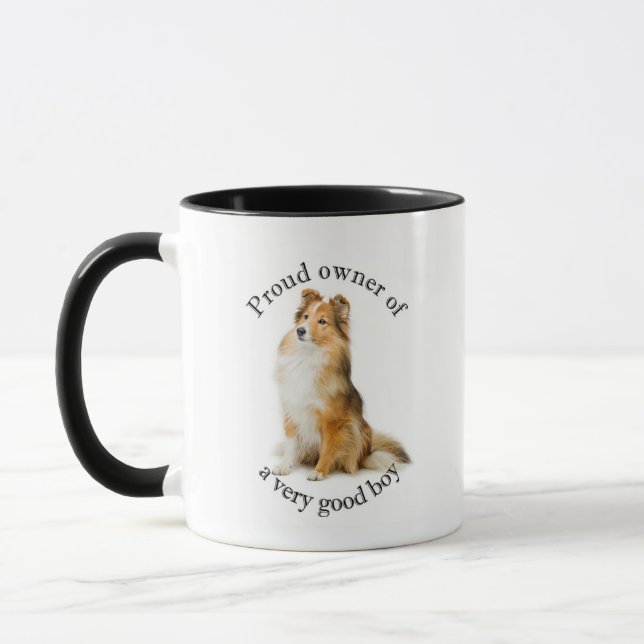Good Boy Sheltie Mug (Left)