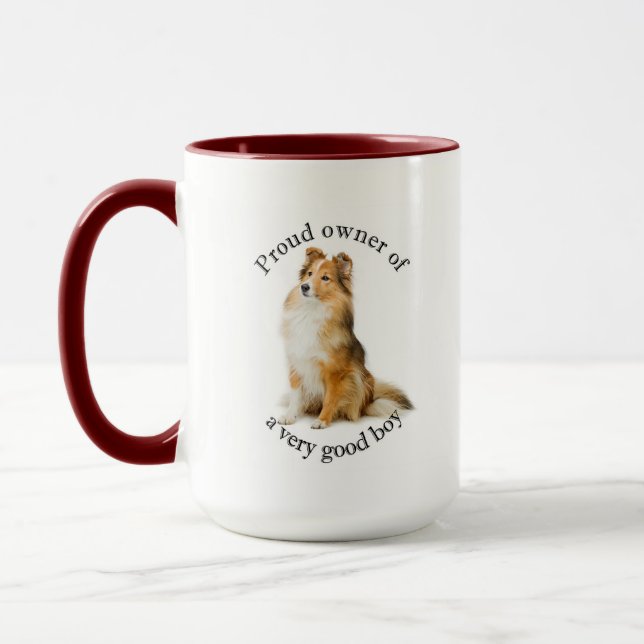 Good Boy Sheltie Mug (Left)