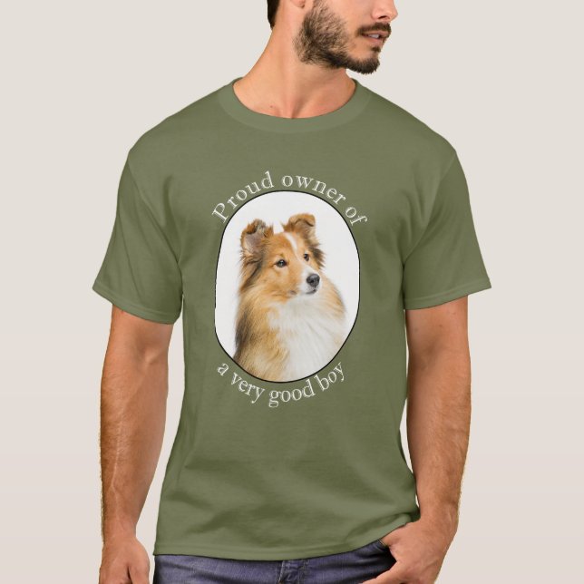 Good Boy Sheltie T-Shirt (Front)
