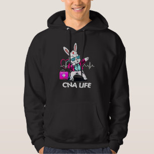 Good Bunny Nurse Dab Cna Life Happy Easter Day 1 Hoodie