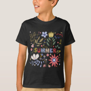 Good bye School, Hello Summer And Flowers  T-Shirt