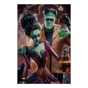 Good Chemistry, Frankenstein Monster & His Bride  Poster