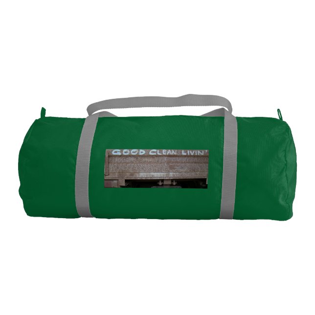 Good Clean Livin' 'Tailgate Talk' Gym Bag (Front)