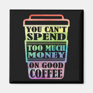 Good Coffee Rainbow Magnet