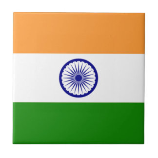 Good colour Indian flag "Tiranga" Tile