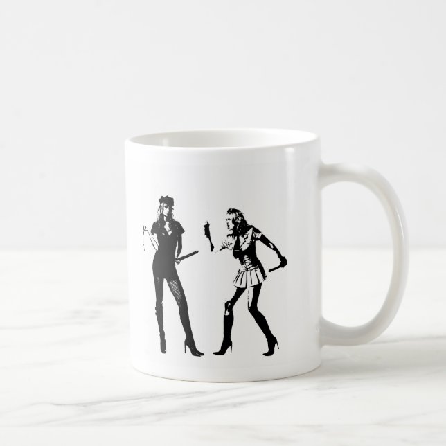 good cop/bad cop coffee mug (Right)