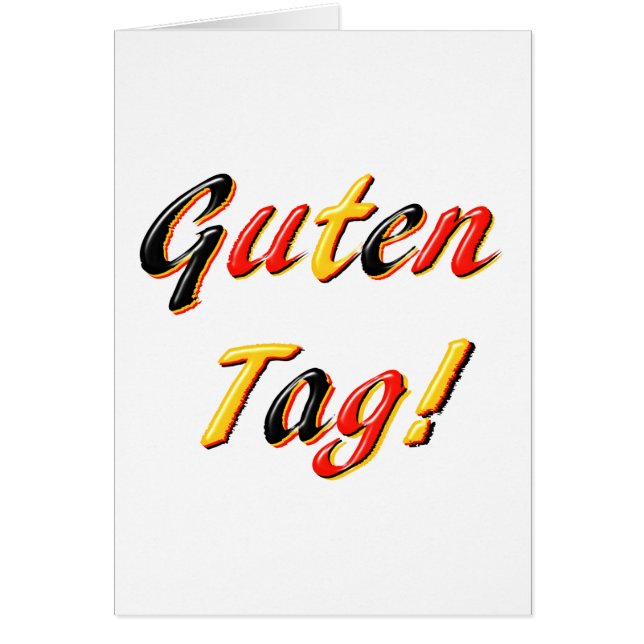 Good Day card (Front)