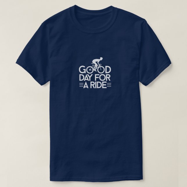 Good Day for a Ride Men's Basic T-Shirt (Design Front)