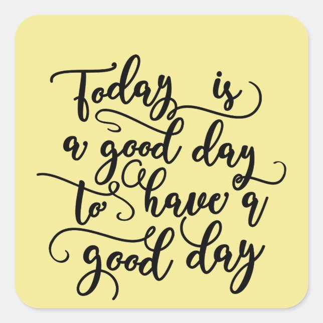 Good Day Sticker (Front)